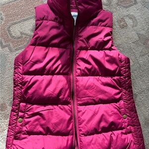 Old Navy Fuchsia Puffer Vest